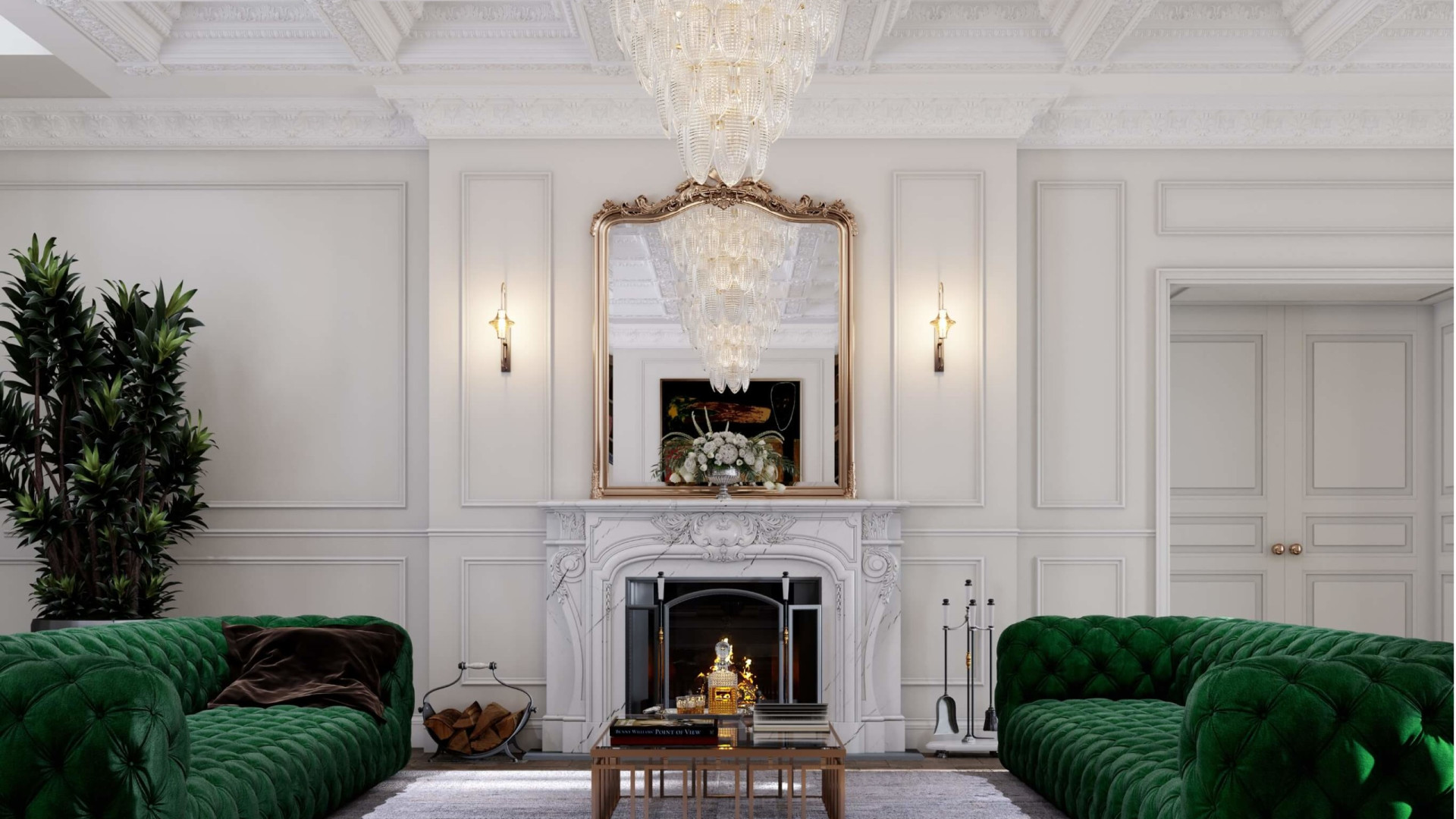 After — restored salon