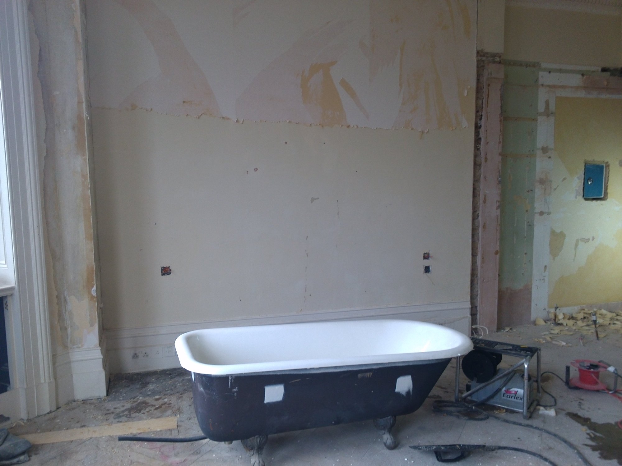 Before — original bathtub