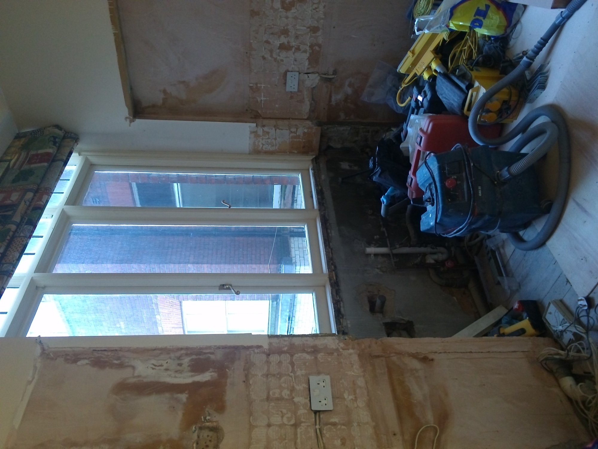 Before — structural works