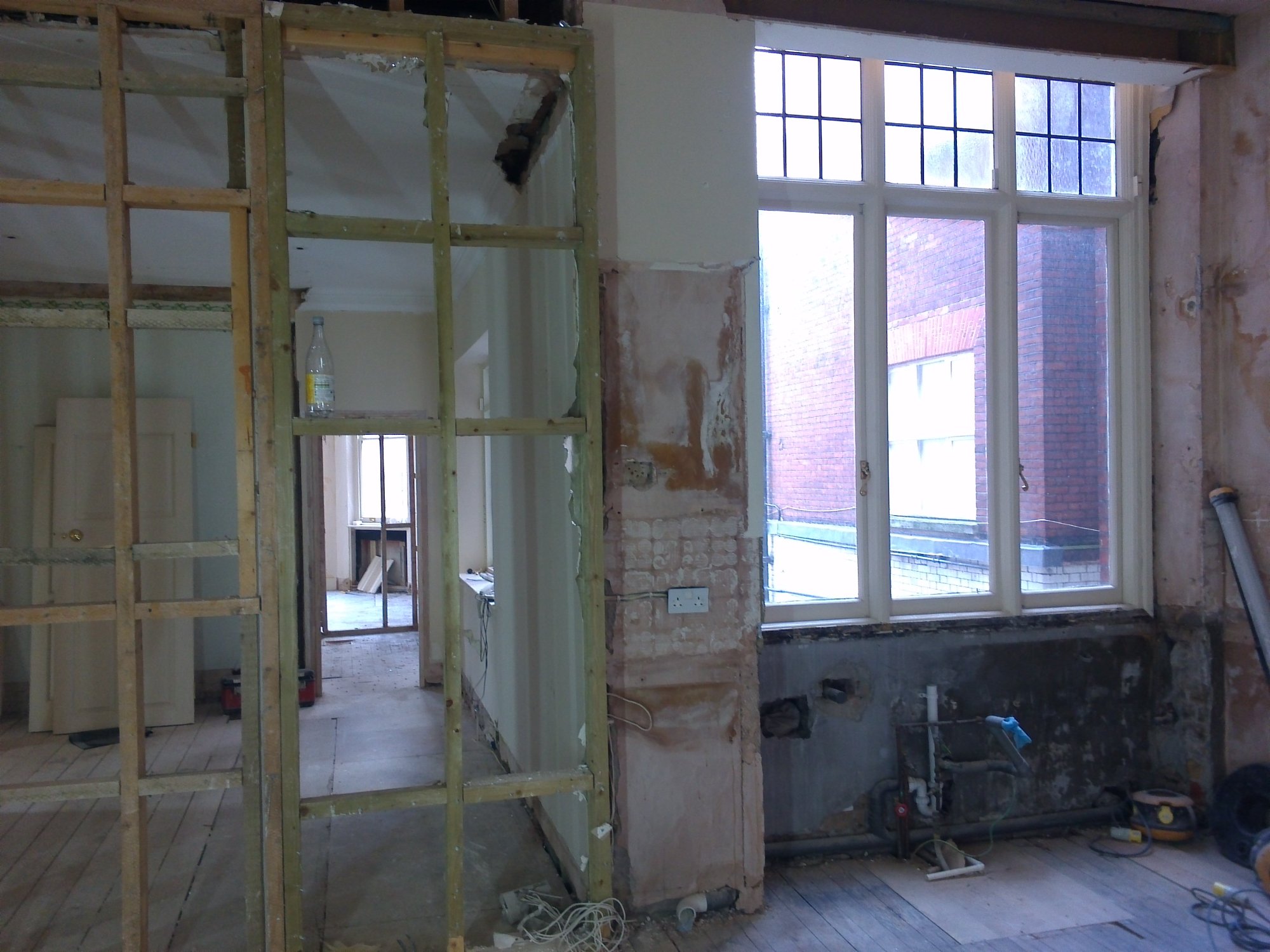 Before — partition removal