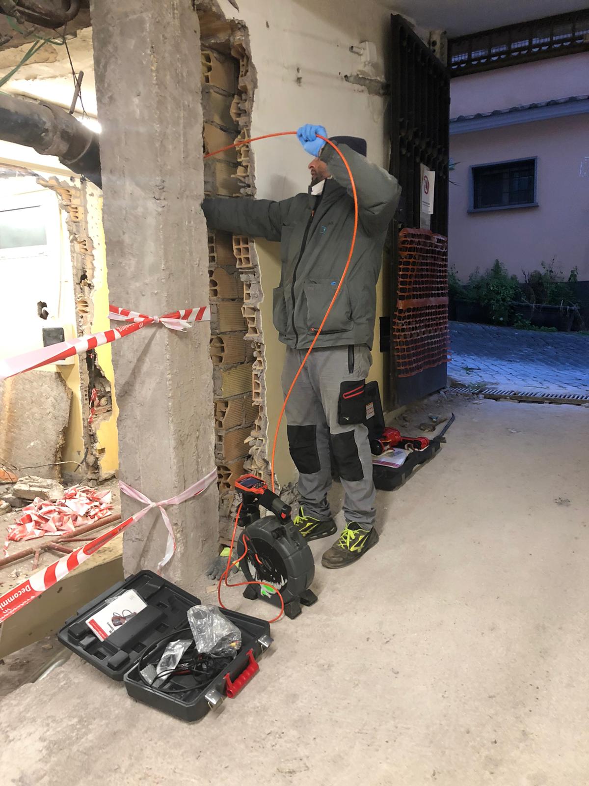 Before — structural works