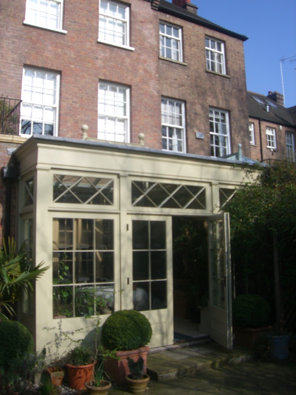 Existing state — garden conservatory