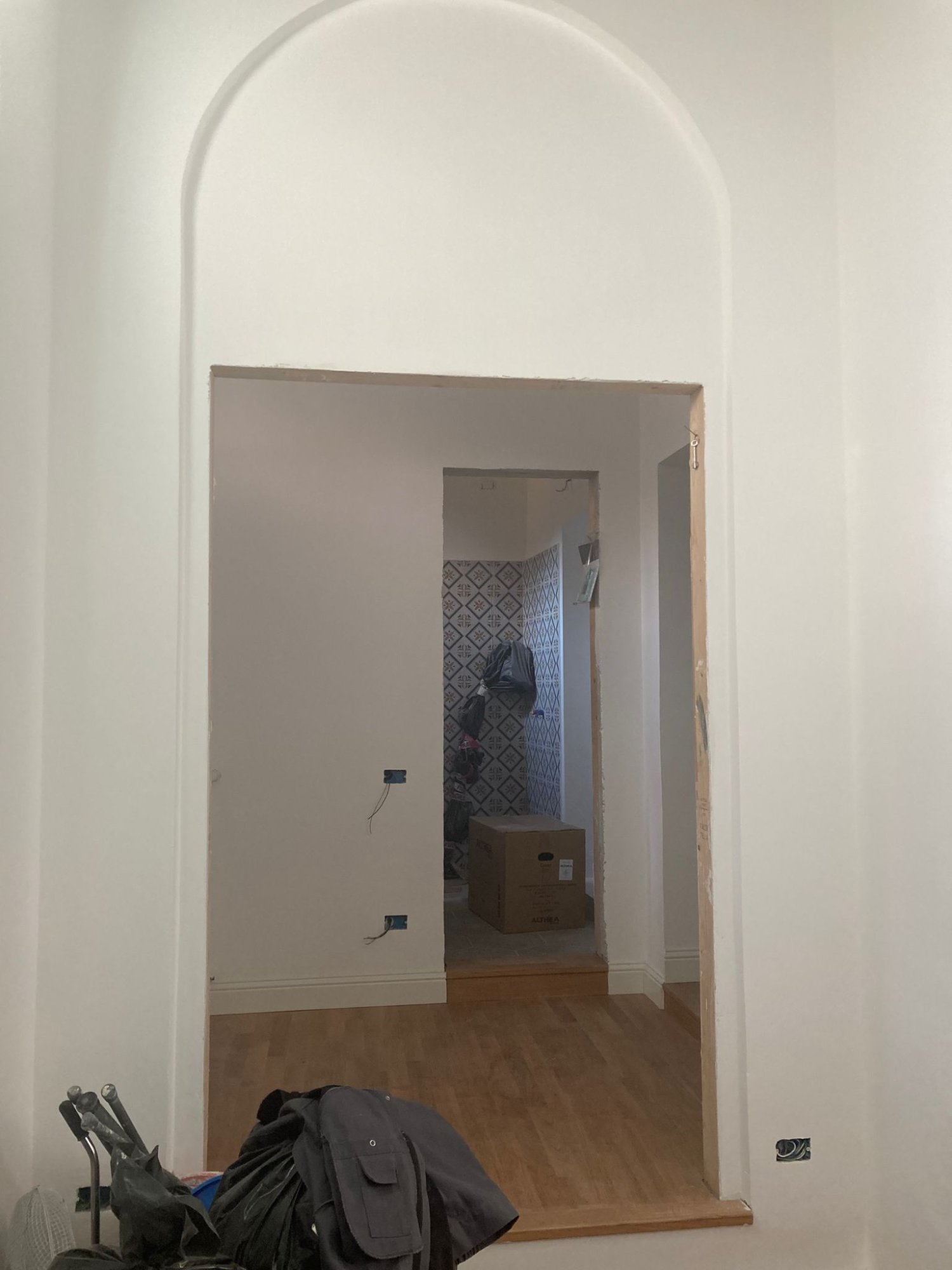 Before — original arch