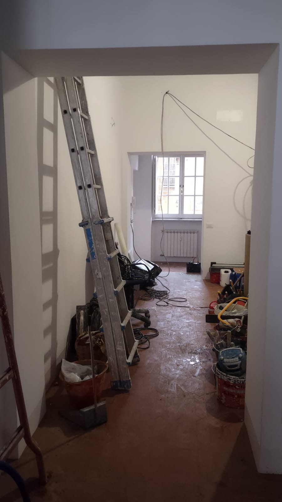 Before — construction