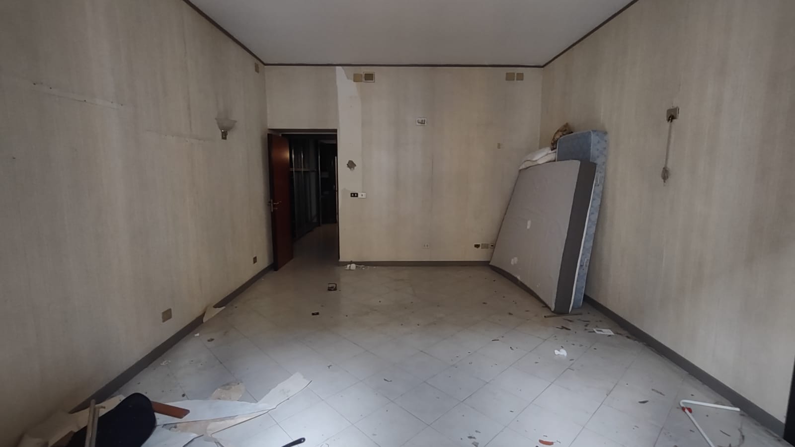 Before — abandoned interior