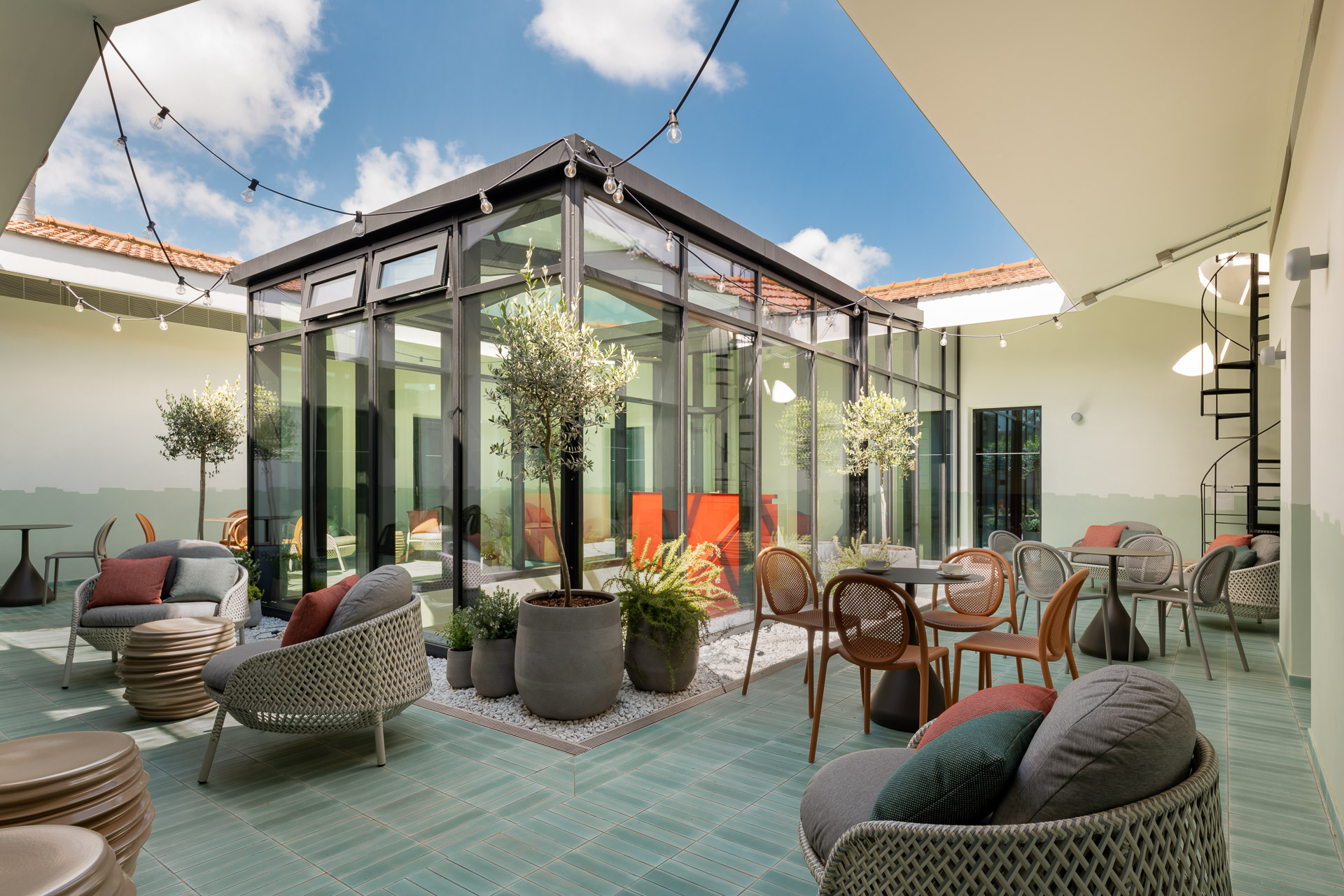 After — rooftop terrace