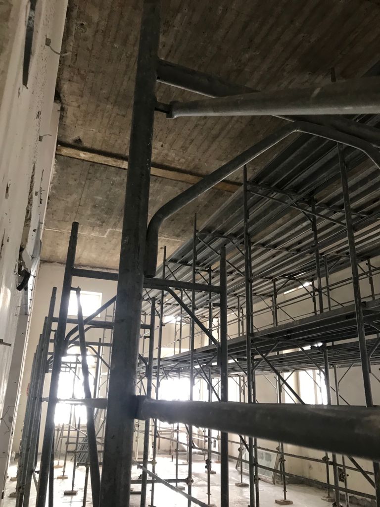 Before — multi-level structural works
